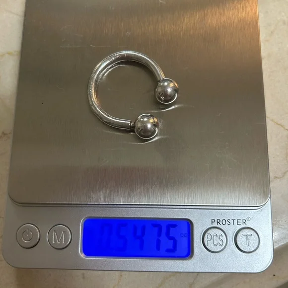 Silver Horseshoe Tiffany keychain - Picture 3 of 4